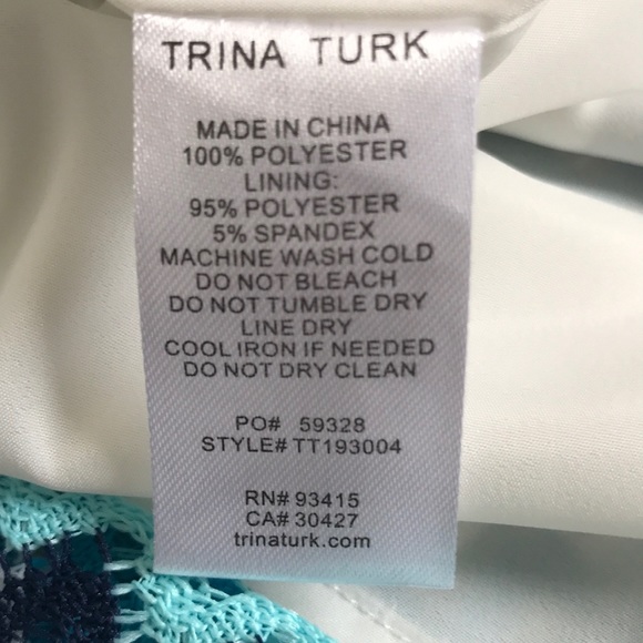 NWT Trina Turk Quaint Crochet Lace Sheath - Picture 6 of 9